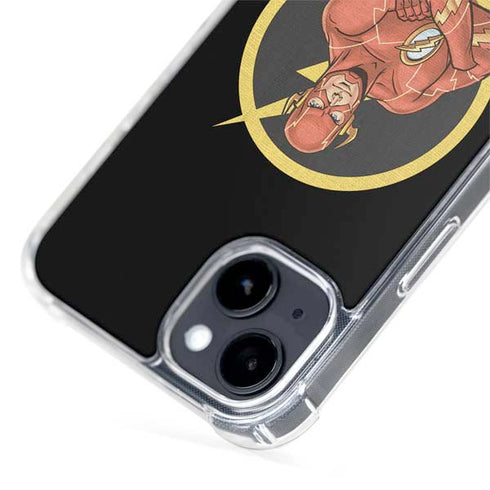 DC Comics The Flash Folded Arms Pose iPhone 15 Plus MagSafe Case