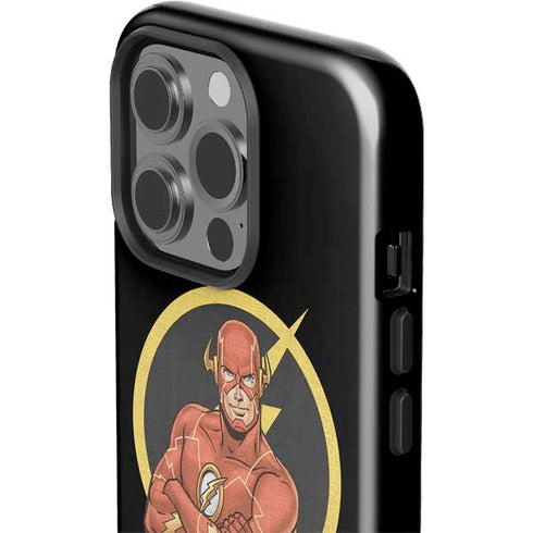 DC Comics The Flash Folded Arms Pose iPhone 15 Pro Impact Case
