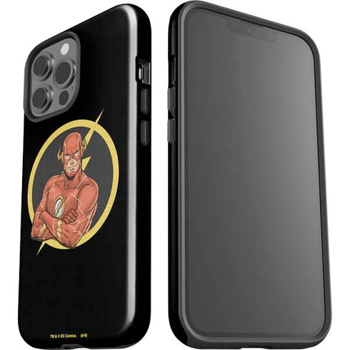 DC Comics The Flash Folded Arms Pose iPhone 15 Pro Max Impact Case