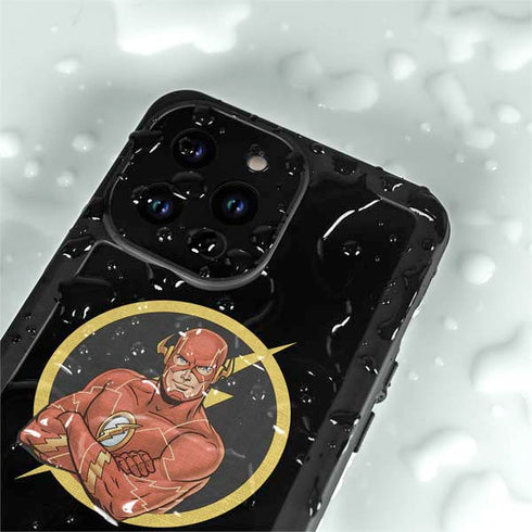 DC Comics The Flash Folded Arms Pose iPhone 14 Pro Max Waterproof Case