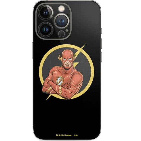 DC Comics The Flash Folded Arms Pose iPhone 14 Pro Skin