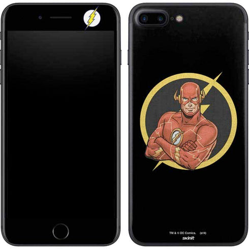 DC Comics The Flash Folded Arms Pose iPhone 8 Plus Skin
