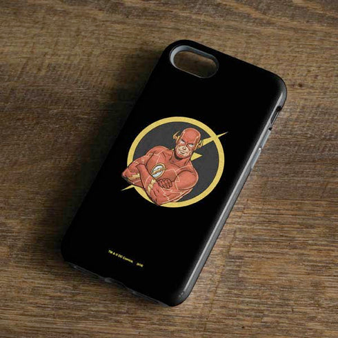 DC Comics The Flash Folded Arms Pose iPhone 8 Pro Case
