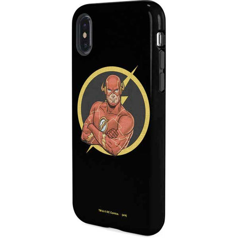 DC Comics The Flash Folded Arms Pose iPhone X Pro Case