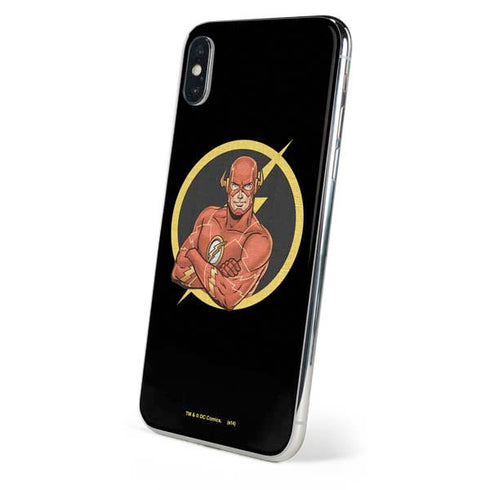 DC Comics The Flash Folded Arms Pose iPhone X Skin