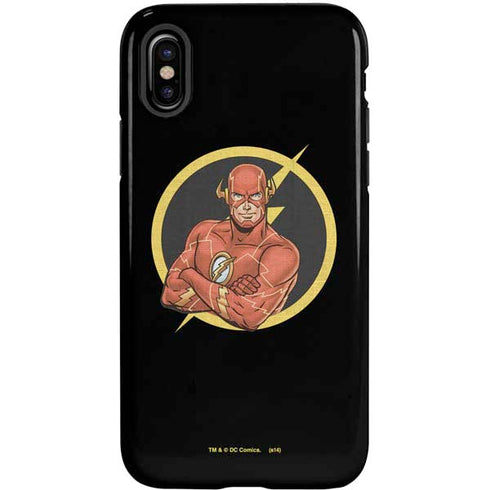 DC Comics The Flash Folded Arms Pose iPhone XS Pro Case