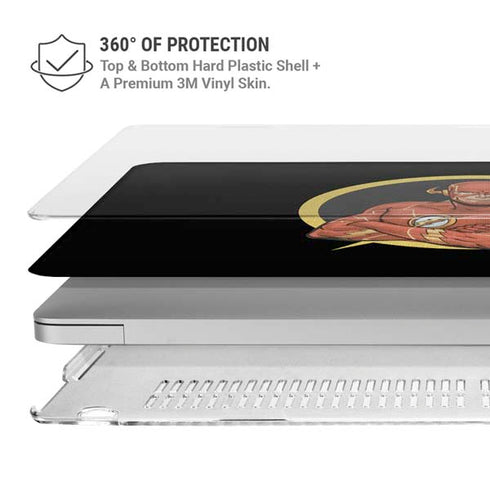 DC Comics The Flash Folded Arms Pose MacBook Air 15in (2023-2025) Case plus Skin