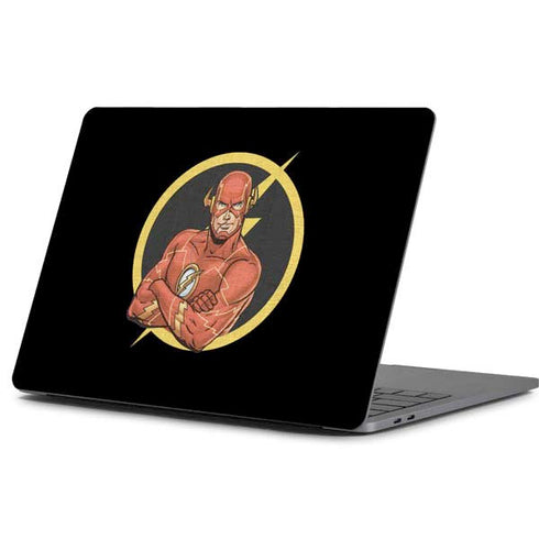 DC Comics The Flash Folded Arms Pose Apple MacBook Pro 13-inch Skin