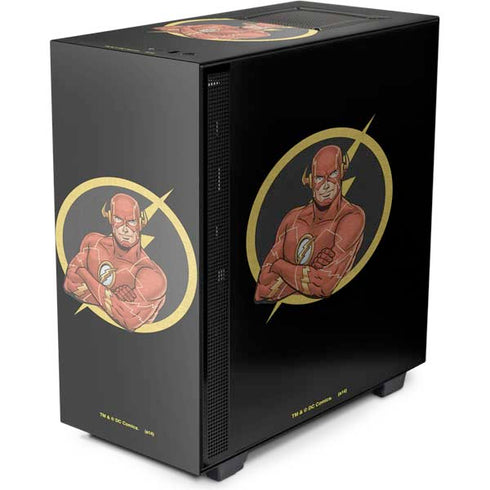 DC Comics The Flash Folded Arms Pose NZXT H510 Compact ATX Mid-Tower Case Skin