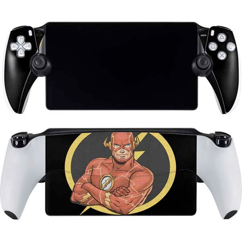 DC Comics The Flash Folded Arms Pose PlayStation Portal Remote Player Skin