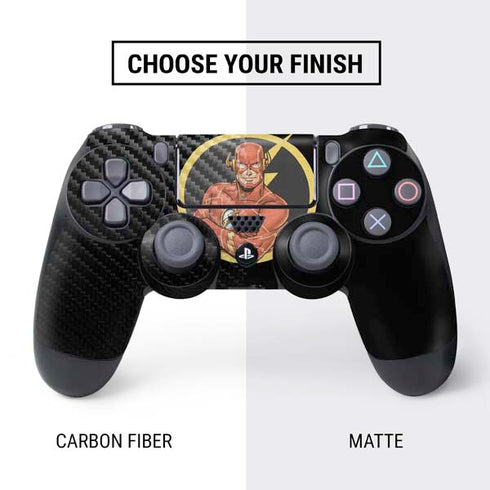 DC Comics The Flash Folded Arms Pose PS4 Controller Skin