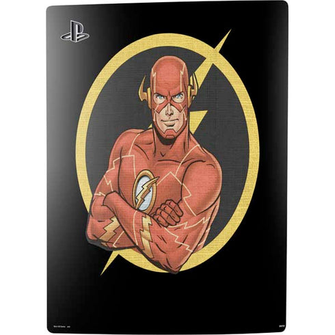 DC Comics The Flash Folded Arms Pose PS5 Console Skin