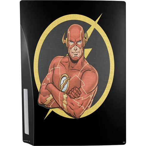DC Comics The Flash Folded Arms Pose PS5 Console Skin