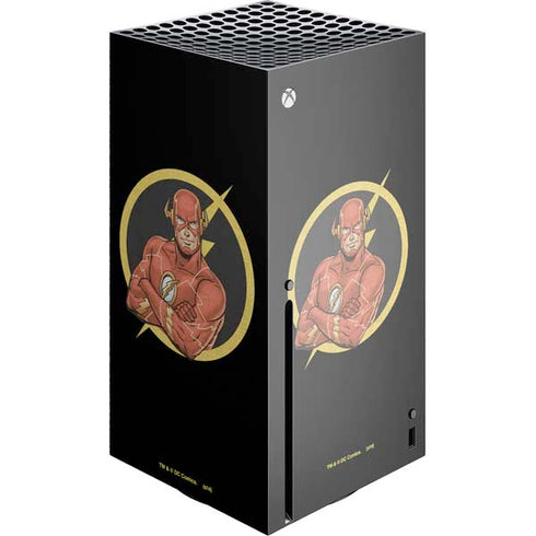 DC Comics The Flash Folded Arms Pose Xbox Series X Console Skin