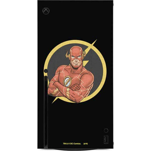 DC Comics The Flash Folded Arms Pose Xbox Series X Console Skin
