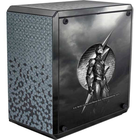 The Justice League (2017) Flash Poster Cooler Master MasterBox Q300L Mini Tower Skin