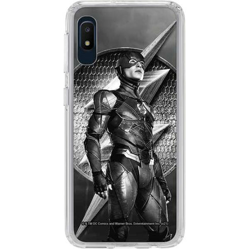 The Justice League (2017) Flash Poster Galaxy A10e Clear Case