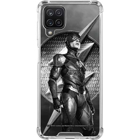 The Justice League (2017) Flash Poster Galaxy A12 Clear Case