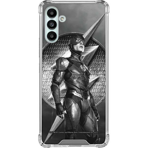 The Justice League (2017) Flash Poster Galaxy A13 5G Clear Case
