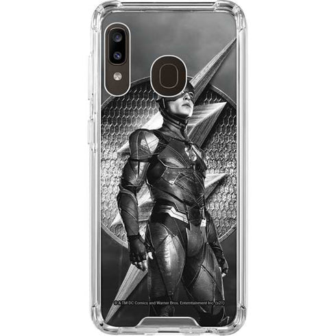 The Justice League (2017) Flash Poster Galaxy A30 Clear Case