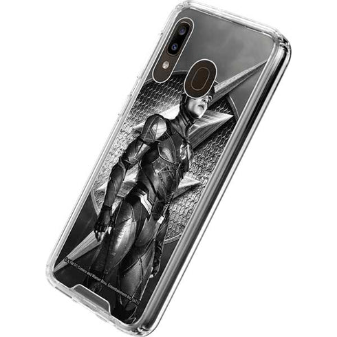 The Justice League (2017) Flash Poster Galaxy A30 Clear Case