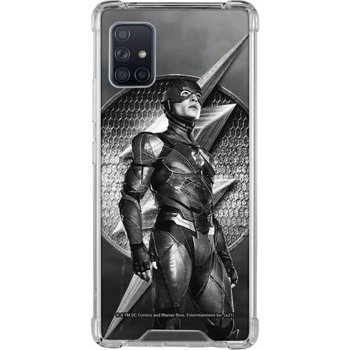 The Justice League (2017) Flash Poster Galaxy A51 5G Clear Case