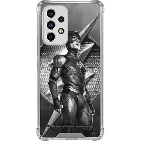 The Justice League (2017) Flash Poster Galaxy A53 5G Clear Case