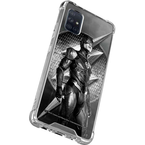 The Justice League (2017) Flash Poster Galaxy A71 5G Clear Case