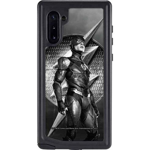 The Justice League (2017) Flash Poster Galaxy Note 10 Waterproof Case