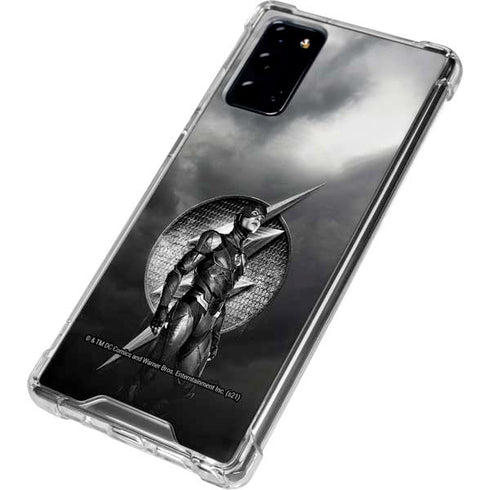 The Justice League (2017) Flash Poster Galaxy Note20 5G Clear Case
