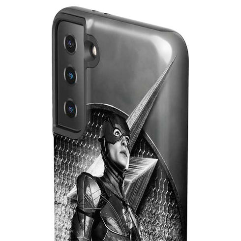 The Justice League (2017) Flash Poster Galaxy S21 FE Pro Case