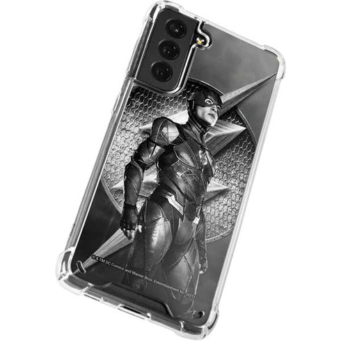 The Justice League (2017) Flash Poster Galaxy S21 Plus 5G Clear Case