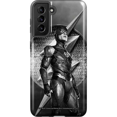 The Justice League (2017) Flash Poster Galaxy S21 Plus 5G Pro Case