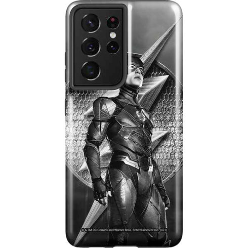 The Justice League (2017) Flash Poster Galaxy S21 Ultra 5G Pro Case