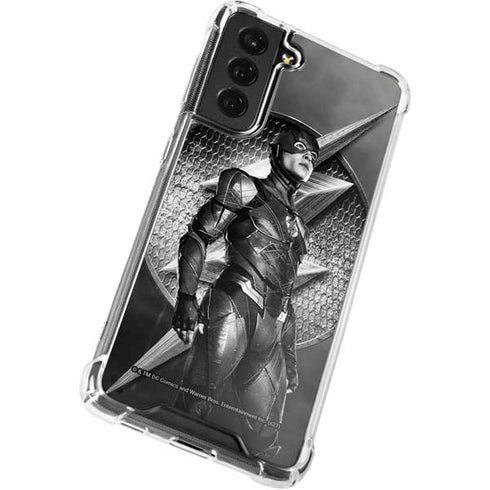 The Justice League (2017) Flash Poster Galaxy S22 Clear Case