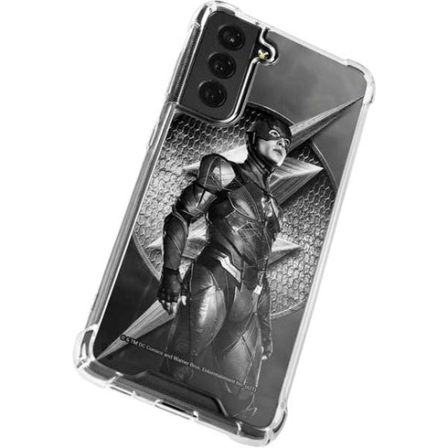 The Justice League (2017) Flash Poster Galaxy S22 Plus Clear Case