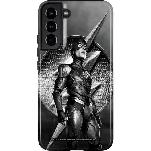 The Justice League (2017) Flash Poster Galaxy S22 Plus Pro Case