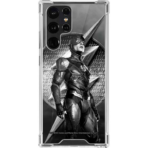 The Justice League (2017) Flash Poster Galaxy S22 Ultra Clear Case