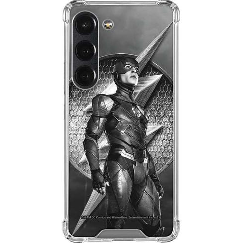 The Justice League (2017) Flash Poster Galaxy S23 Clear Case