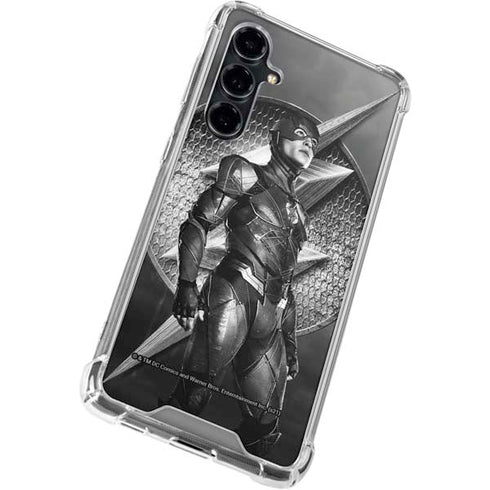 The Justice League (2017) Flash Poster Galaxy S23 FE Clear Case