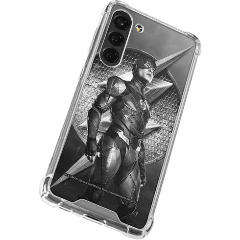The Justice League (2017) Flash Poster Galaxy S23 Plus Clear Case
