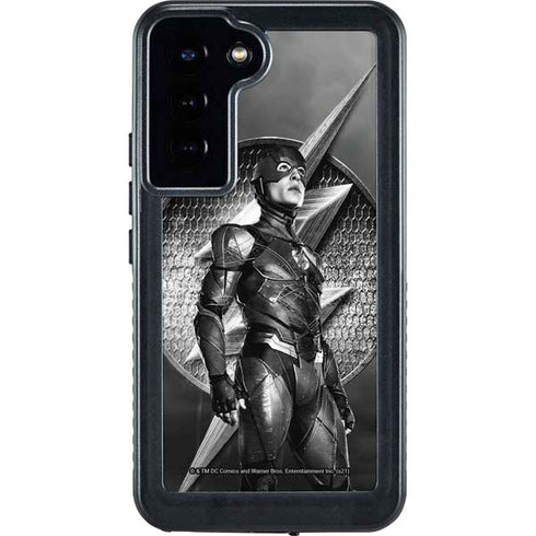 The Justice League (2017) Flash Poster Galaxy S23 Plus Waterproof Case