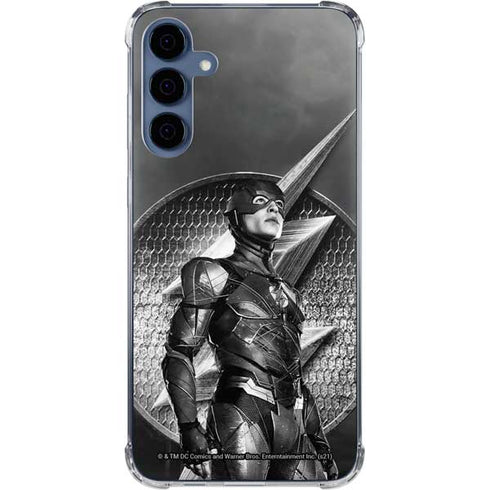 The Justice League (2017) Flash Poster Galaxy S24 Clear Case