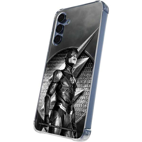 The Justice League (2017) Flash Poster Galaxy S24 Clear Case