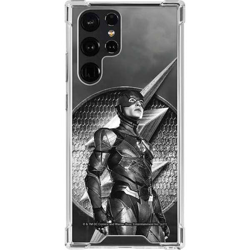 The Justice League (2017) Flash Poster Galaxy S24 Ultra Clear Case