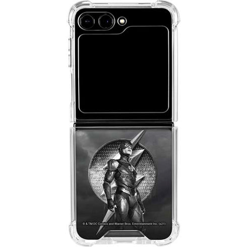 The Justice League (2017) Flash Poster Galaxy Z Flip5 5G Clear Case