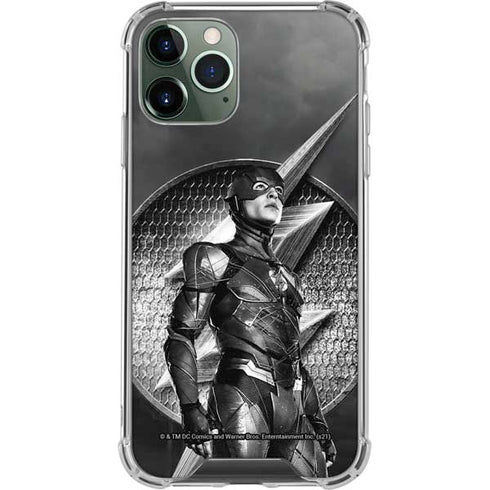 The Justice League (2017) Flash Poster iPhone 11 Pro Max Clear Case