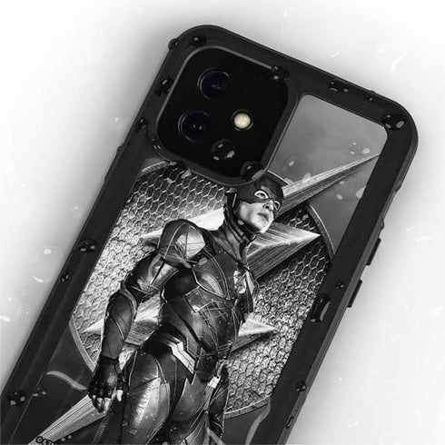 The Justice League (2017) Flash Poster iPhone 12 Mini Waterproof Case
