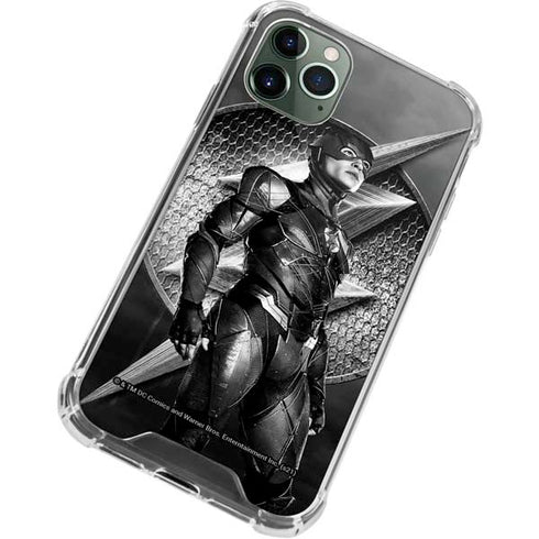 The Justice League (2017) Flash Poster iPhone 12 Pro Max Clear Case