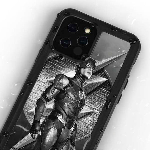 The Justice League (2017) Flash Poster iPhone 12 Pro Max Waterproof Case